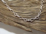 sterling silver infinity link necklace 925 Canterbury