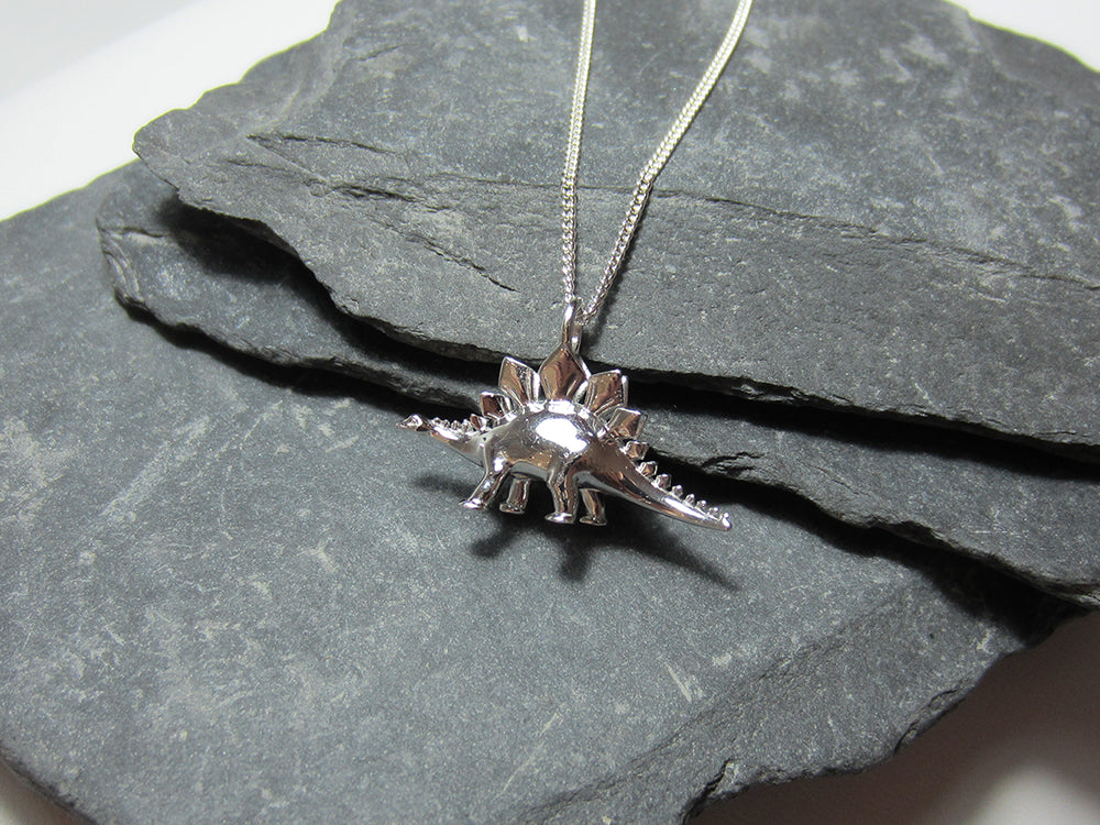 sterling silver stegosaurus pendant 925 Silver Canterbury
