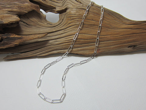 fine paperclip necklace
