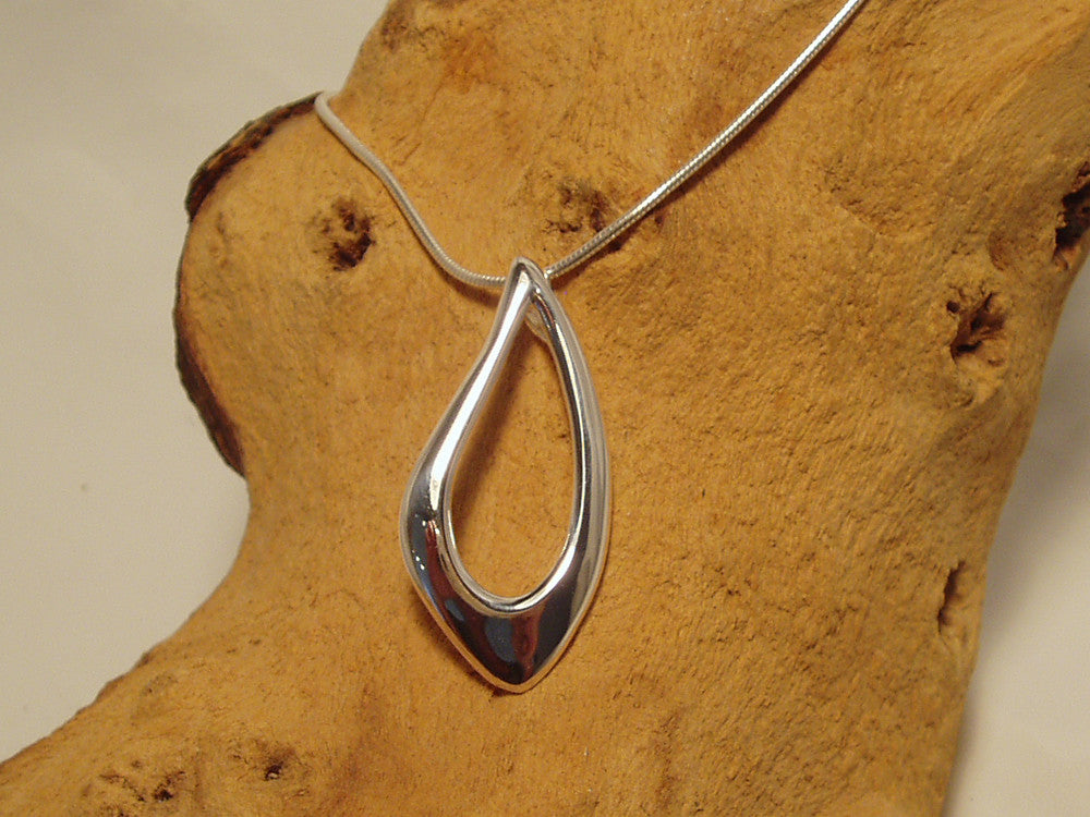 sterling silver asymmetric pendant 925 canterbury