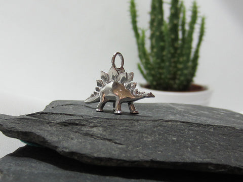 sterling silver stegosaurus pendant 925 Silver Canterbury